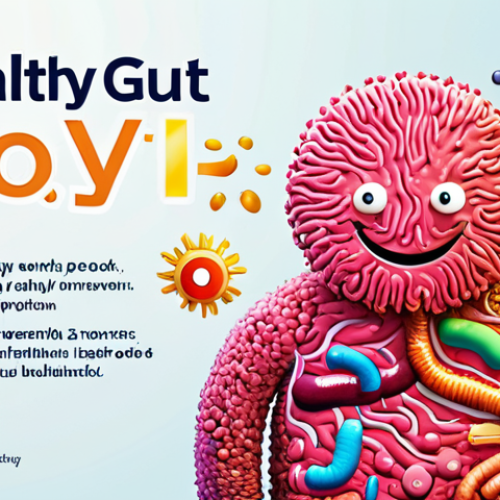 Healthy Gut, Healthy Body**

"A vibrant and colourful illustration depicting a diverse gut microbiome, with friendly bacteria represented as smiling characters. In the background, a healthy, active person is shown, fully clothed and enjoying life. Text overlay: 'Healthy Gut, Healthy Body'. Safe for work, appropriate content, fully clothed, professional illustration, perfect anatomy, natural proportions, family-friendly, bright lighting."

**