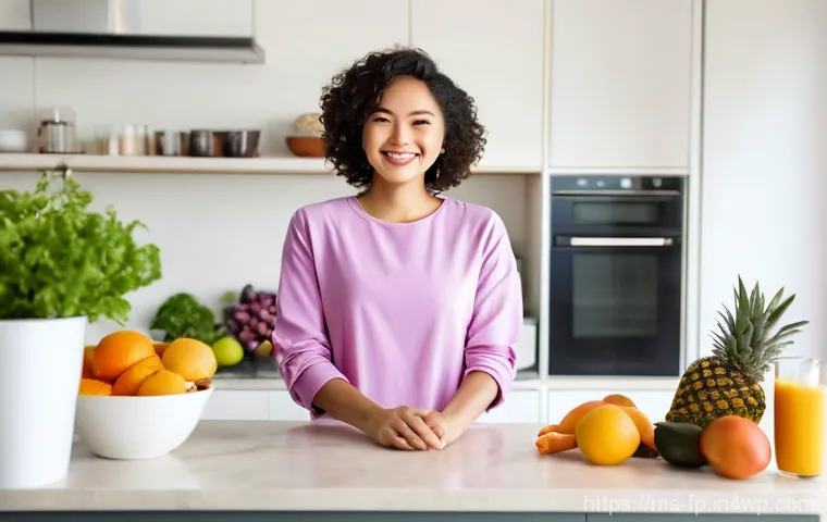 마이크로바이옴 회원제를 활용한 건강 관리 - **Prompt 1: The Vibrant Gut Connection**
    A bright and optimistic young Malay woman in her late 2...